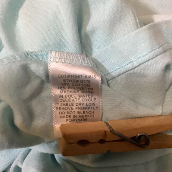 Tech Styles Sportswear Tank Top Women's Size Large Cotton Blend Racer Back Mint - Picture 4 of 7